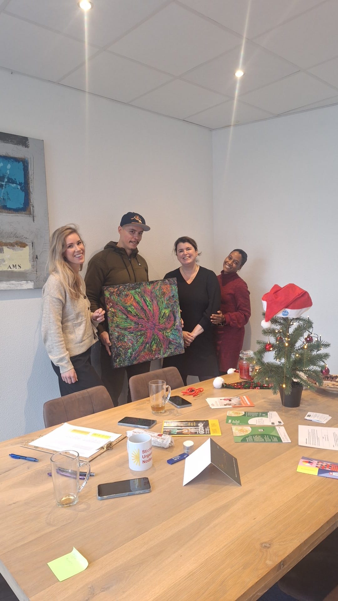 Schilderij Kerstactie